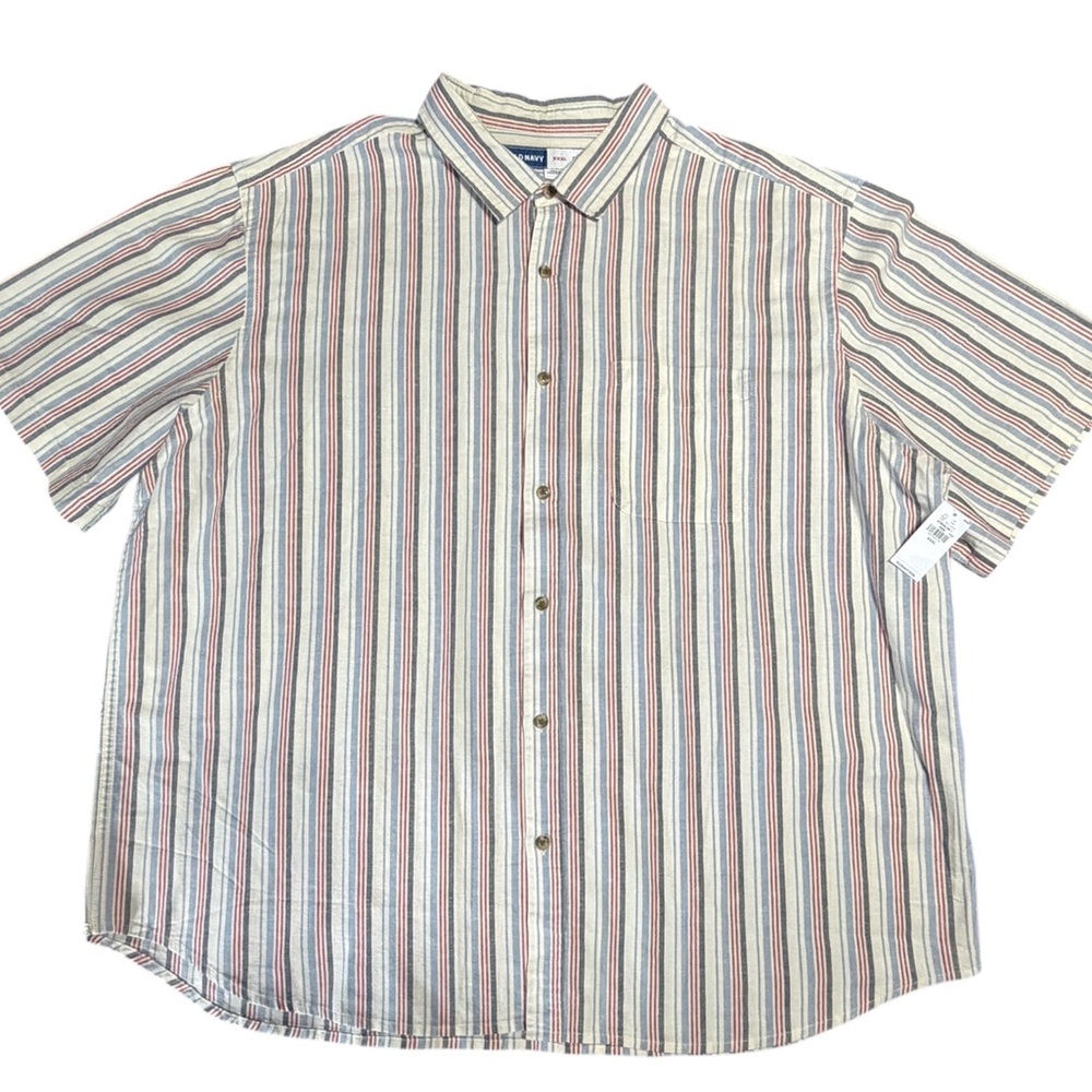 Old Navy Multicolor Striped Button-Down Shirt